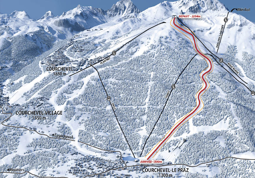 Discover the new 2023 Men’s downhill run this winter